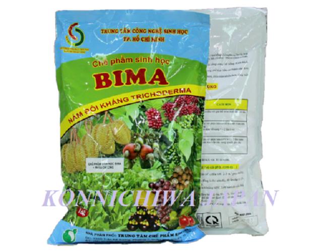 Chế phẩm sinh học chứa nấm đối kháng Tricoderma BIMA  - ủ phân và kháng bệnh (1kg)