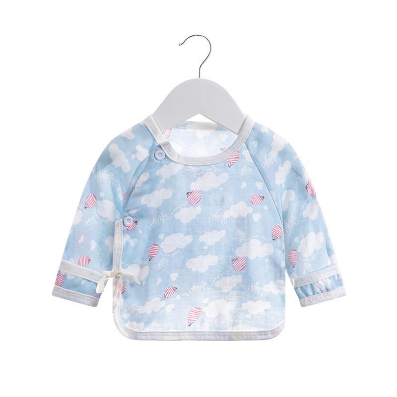 Nơi bán Babuleyuan 100% Cotton Trẻ Sơ Sinh Một Nửa Trở Lại Áo
