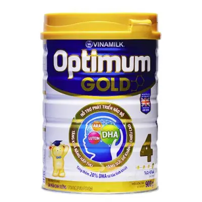 Sữa bột Vinamilk Optimum Gold 4 900g (hộp thiếc)