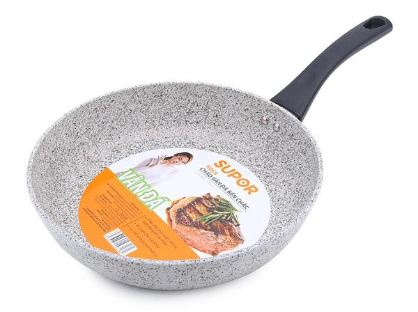 Chảo vân đá chống dính supor rock f23a28ih 28cm