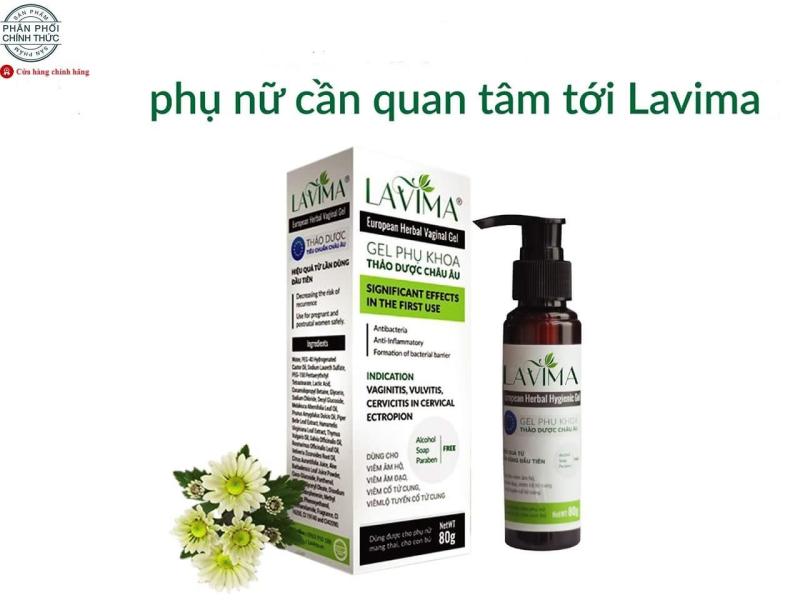 Gel phụ khoa Lavima điều trị, chống viêm, nhiễm, nấm vùng kín ở phụ nữ( an toàn, hiệu quả cho cả mẹ bầu và sau sinh) nhập khẩu