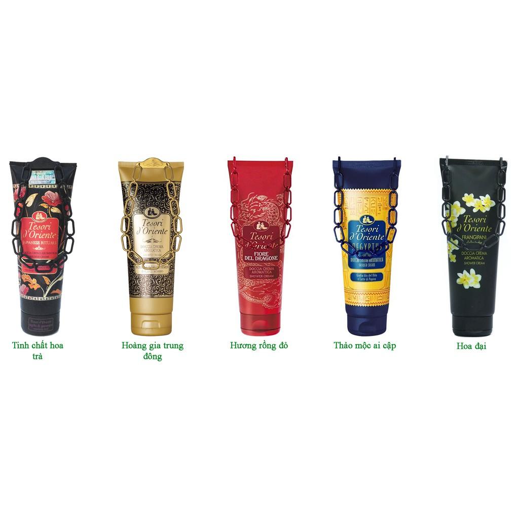 Sữa tắm dây xích hương gỗ quý Ấn Độ Guajaco Tesori D’Oriente Cao cấp Italia 250ml