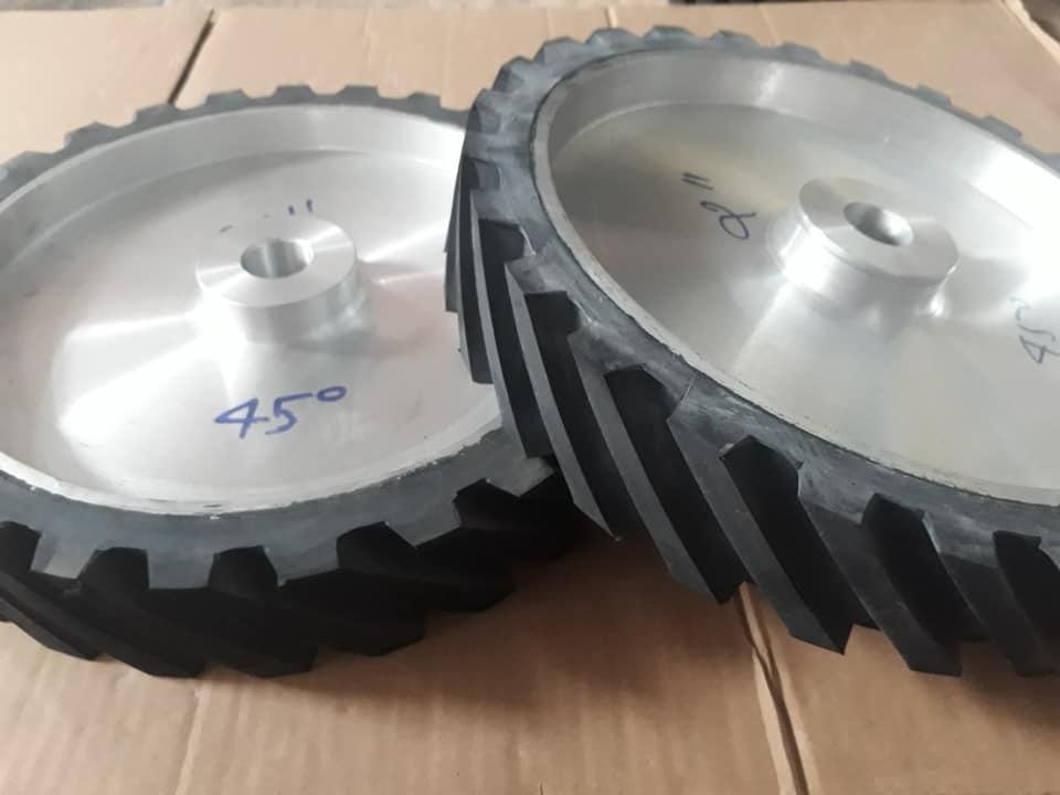 Bánh xe cao su 45 độ 30025.4