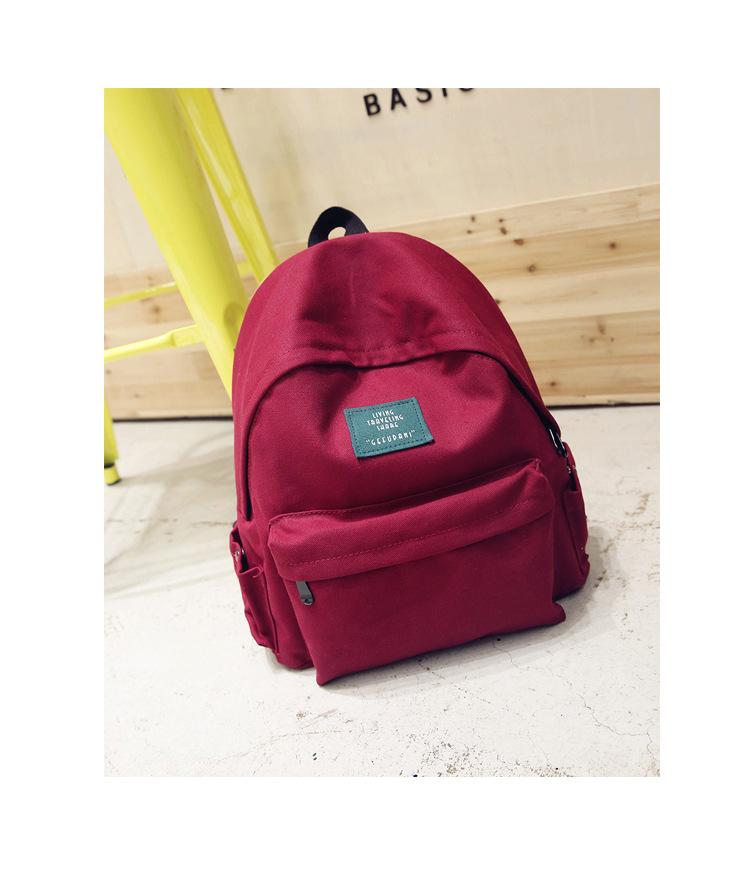 Ba lô nữ ulzzang vải mềm -hợp các cô nàng bụi bụi-dành cho nấm lùn di động đeo cực hợp xinh xắn