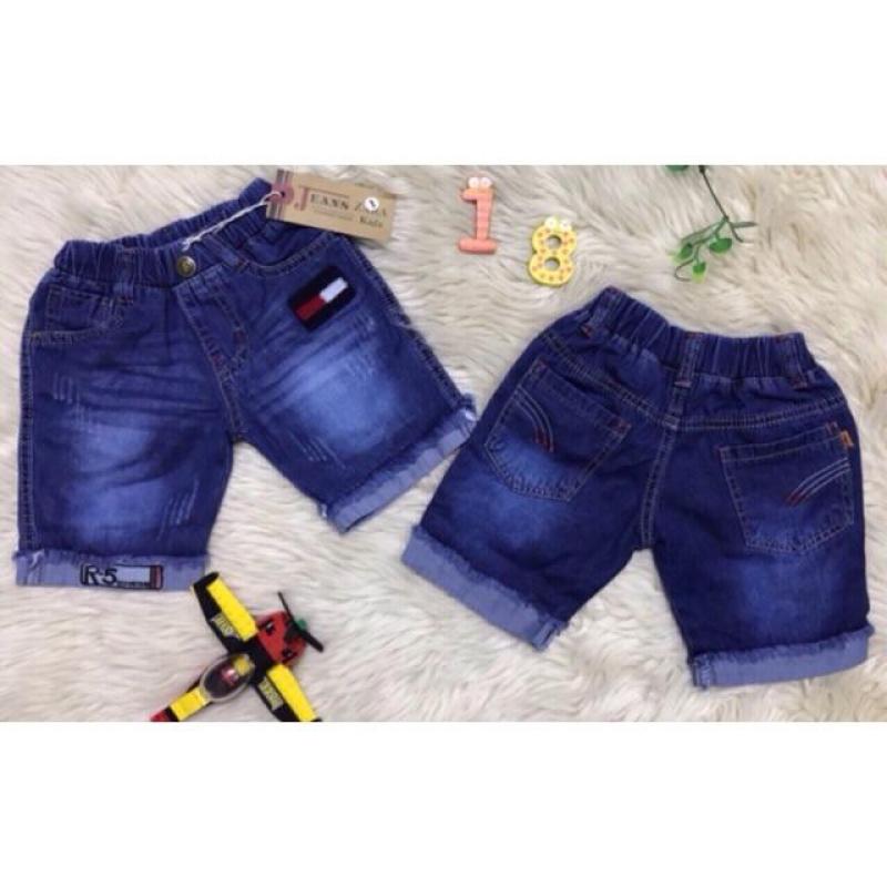 Nơi bán quần jean lửng lưng thun cho bé trai, chất jean đẹp, mềm, mát, co dãn