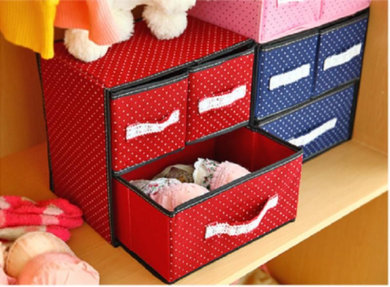 Tủ đựng đồ lót 2 tầng 3 ngăn kéo tiện lợi