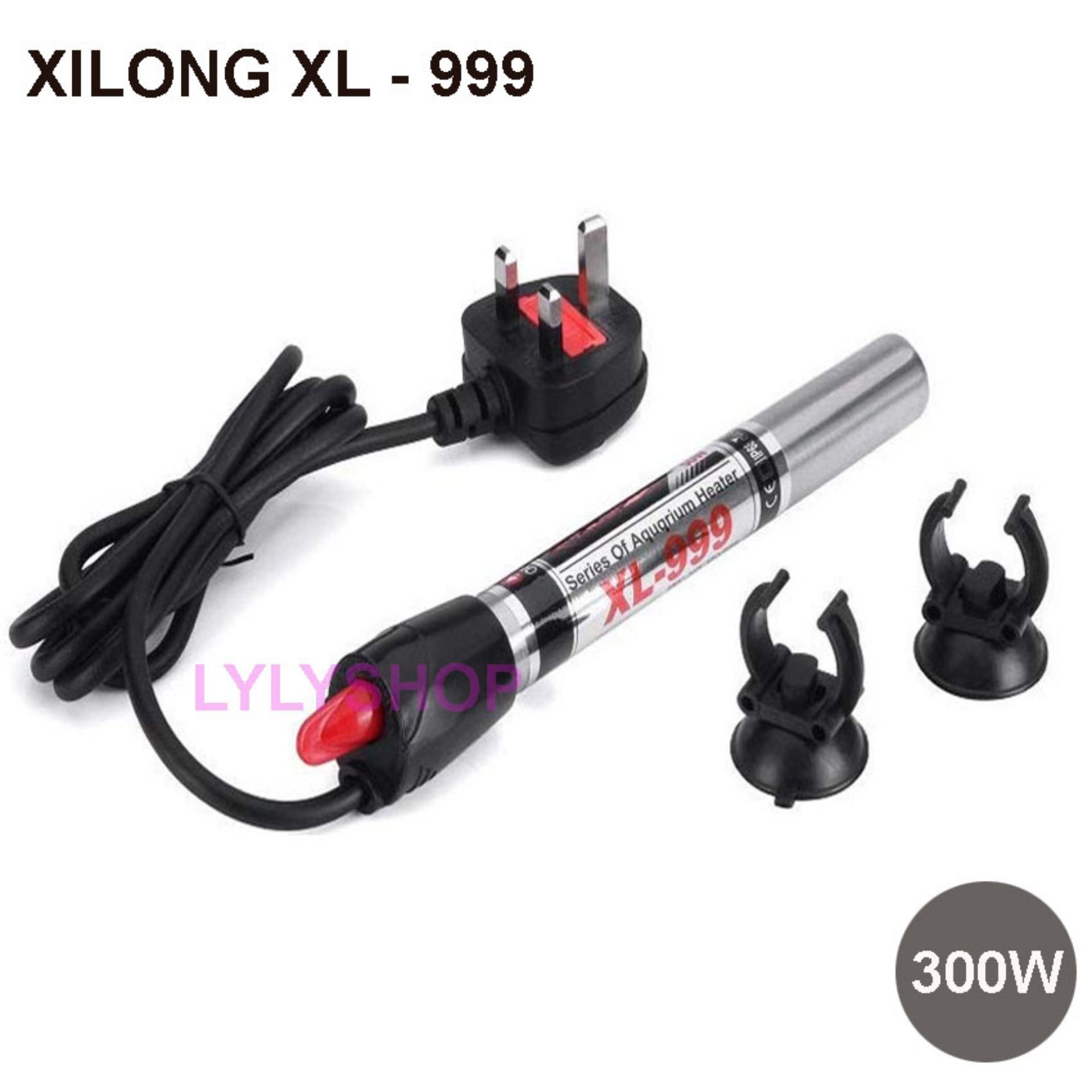 Đèn sưởi XILONG XL 300W siêu ấm cho hồ cá, bể cá thủy sinh 150 - 300L , vỏ inox chống bỏng cho cá ( Trắng). Cấp hàng uy tín bởi LYLYSHOP