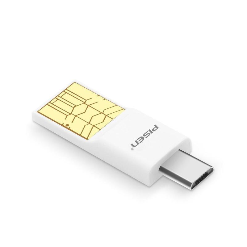 Đầu đọc thẻ nhớ MicroSD kiêm đầu chuyển OTG cho điện thoại Pisen E102