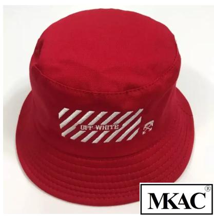 Nón bucket tai bèonón vànhmũ vành OFF WHITE nam nữ