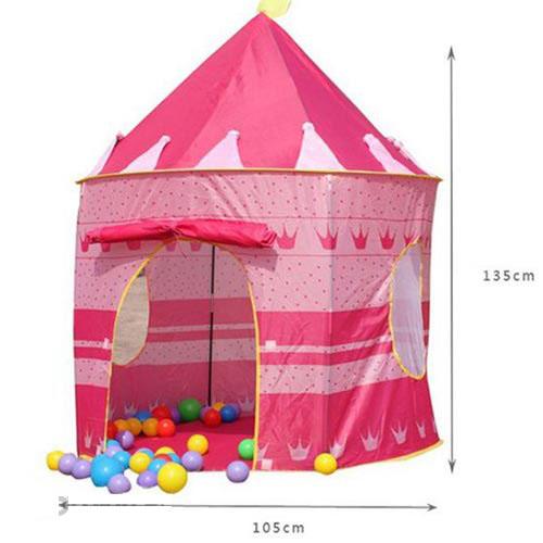 Lều bóng công chúa-hoàng tử tặng+ kèm 100 trái bóng cho bé yêu