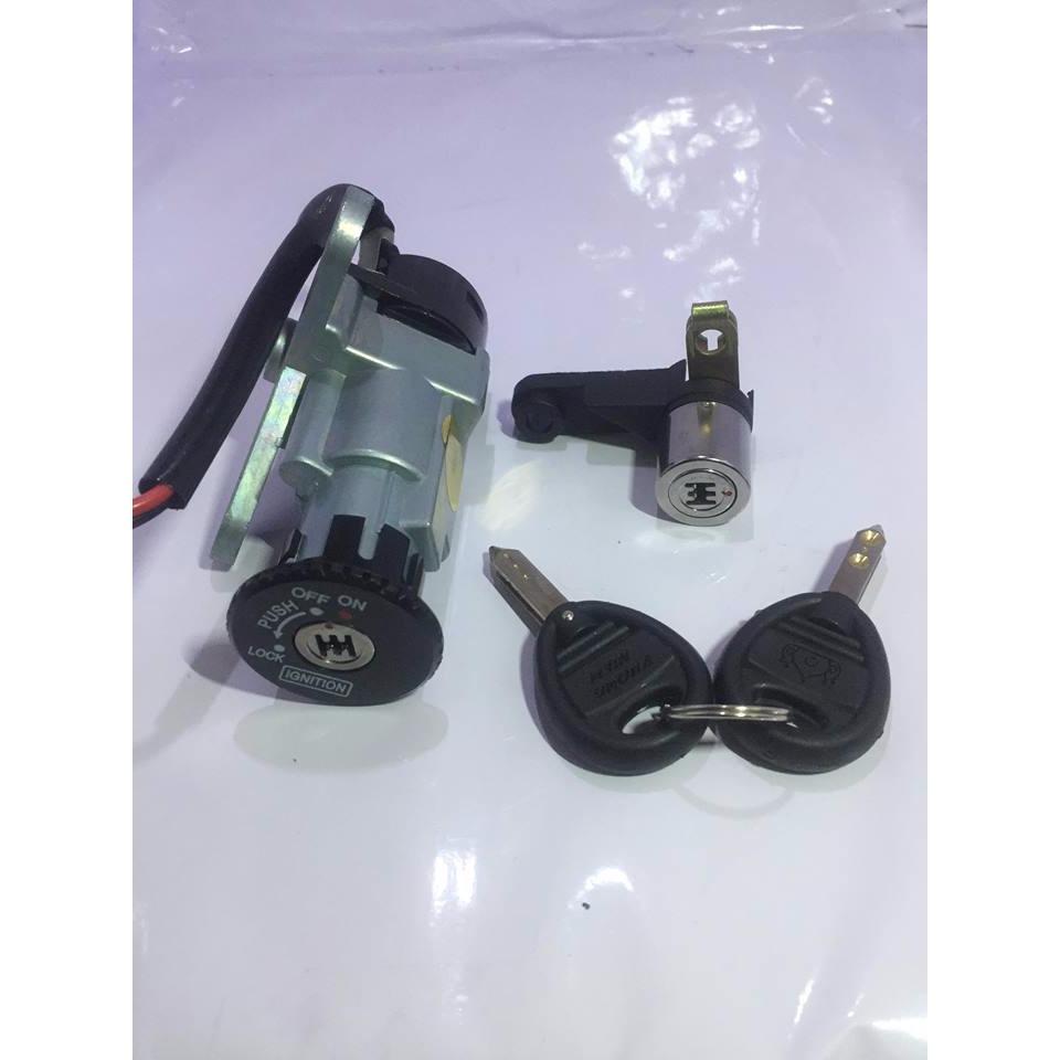 Ổ khóa 6 cạnh chống trộm xe sirius bình xăng