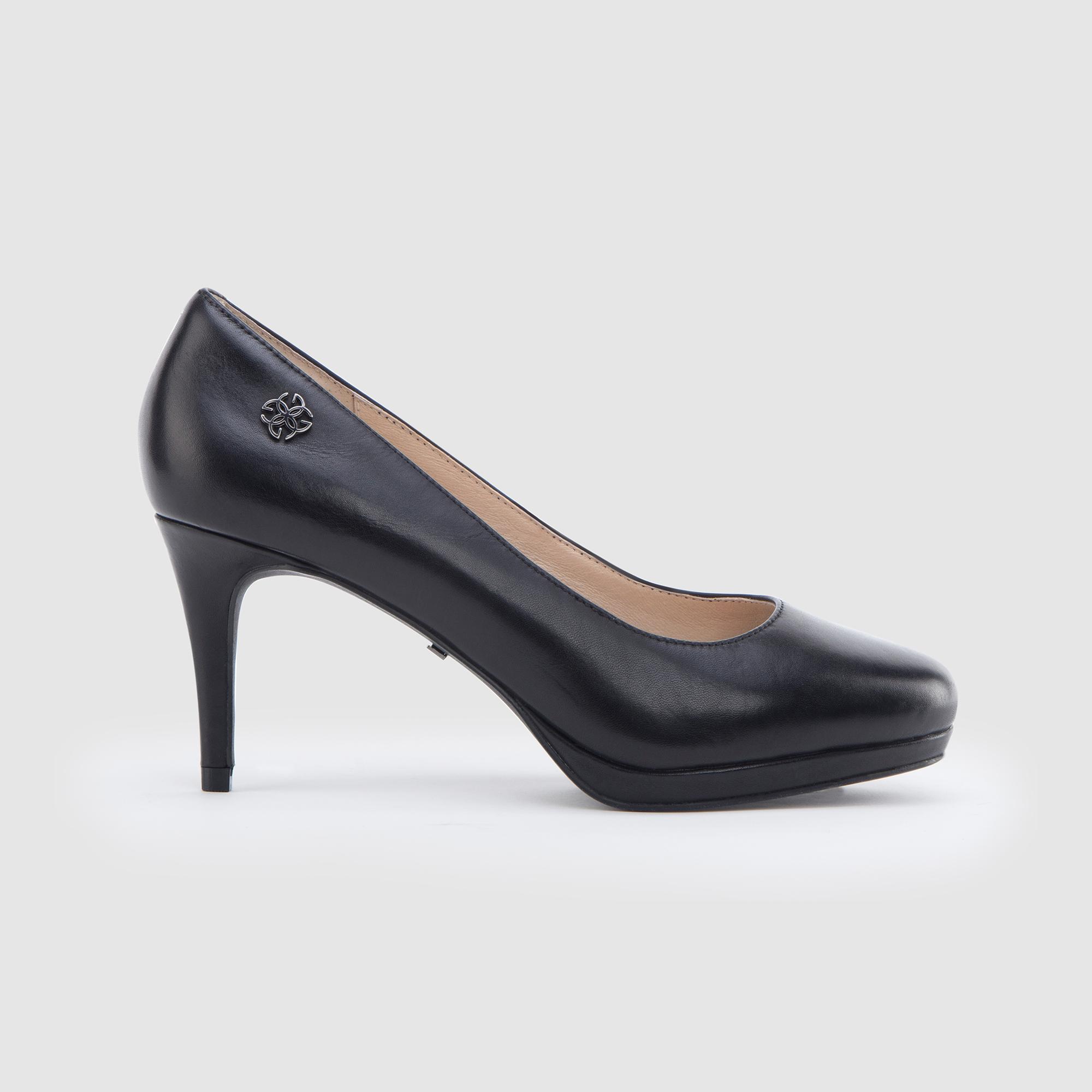 Giày cao gót da thật nữ gosto high chic gfw008088den
