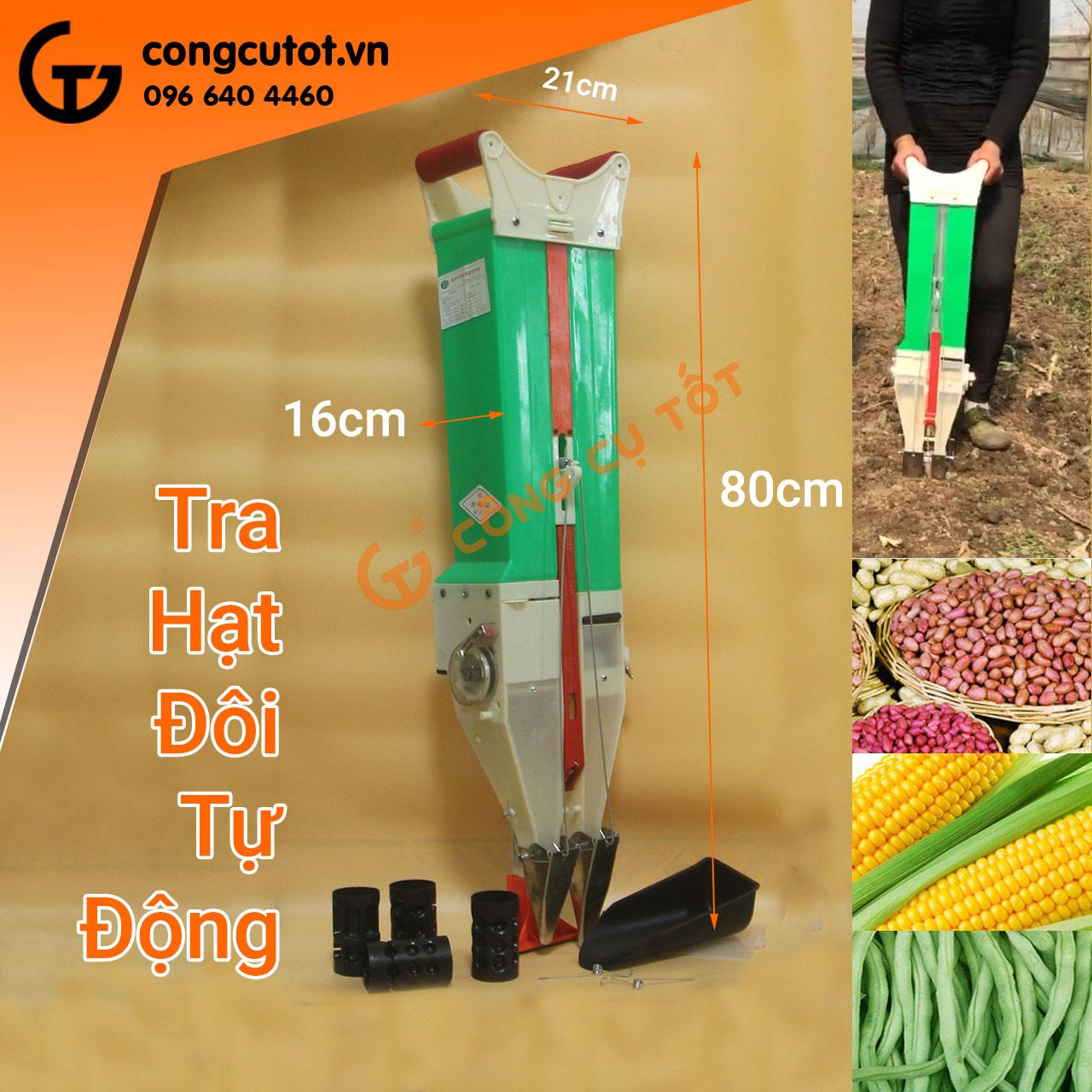 Máy gieo hạt đôi cầm tay