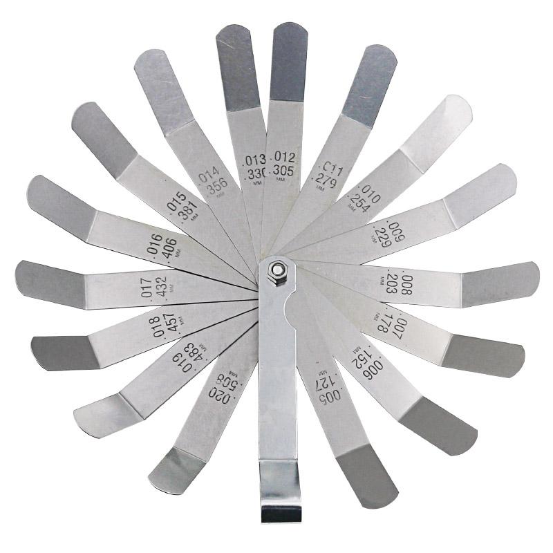 Feeler Gauge Metric 0.1270.508mm 0.0050.020 Inch Valve Offset Feeler