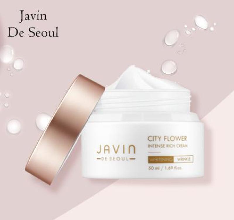 Kem dưỡng trắng, chống nhăn ban ngày Javin De Seoul City Flower Intense Rich Cream nhập khẩu