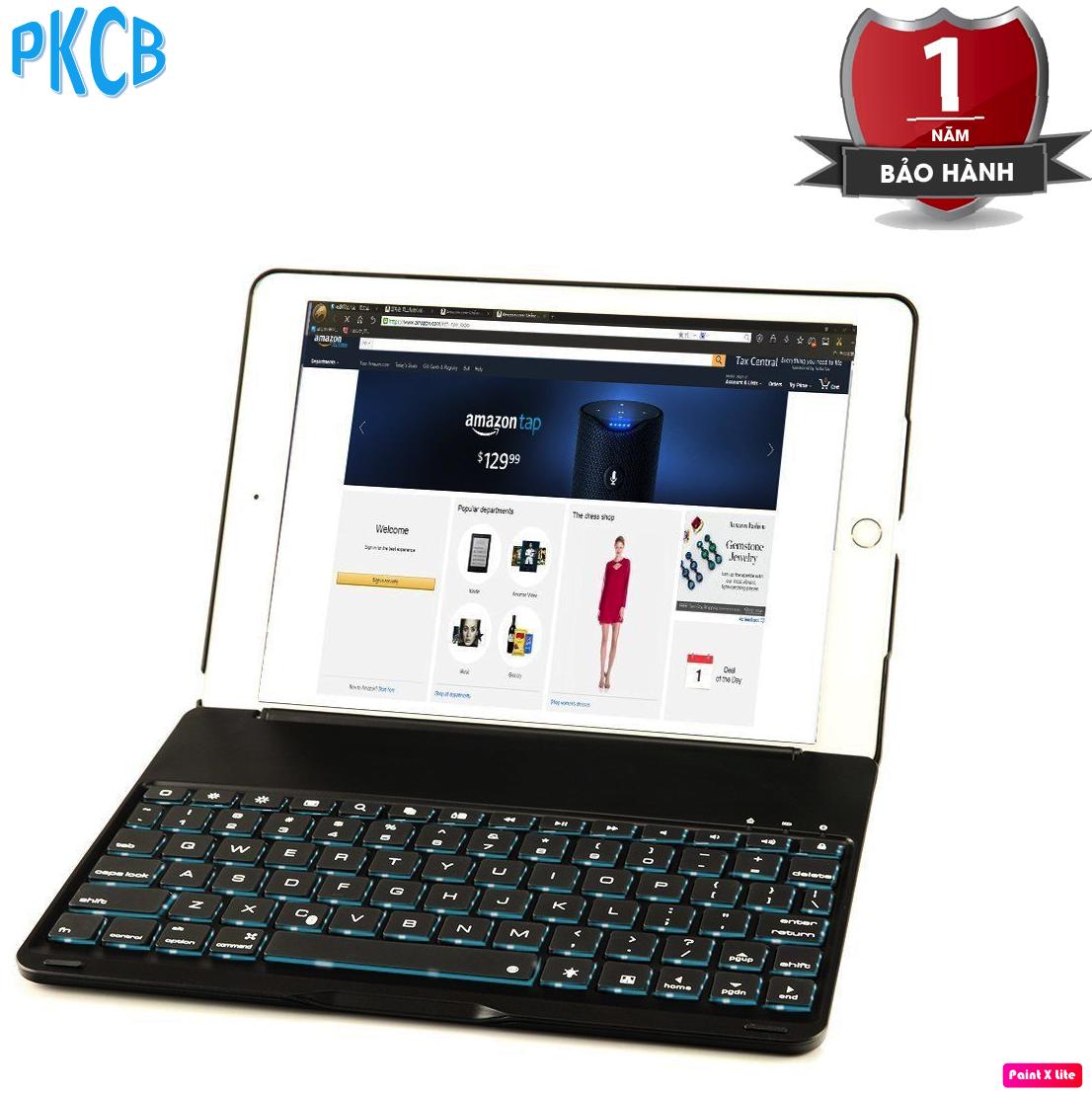 Bàn phím bluetooth f8s+ kiêm ốp lưng cho ipad pro 9.7'' - pkcb