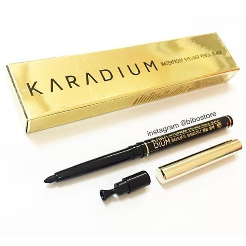 Chì Kẻ Mắt Chống Thấm Karadium Waterproof Eyeliner Pencil Black Hàn Quốc cao cấp
