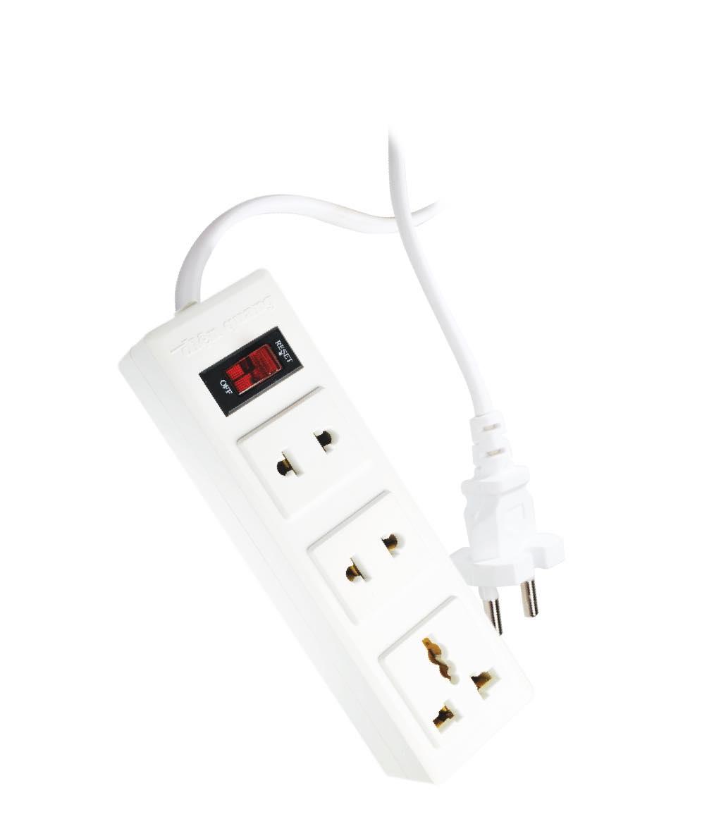 Ổ cắm điện điện quang 3 lỗ dây 2m 250v - 10a
