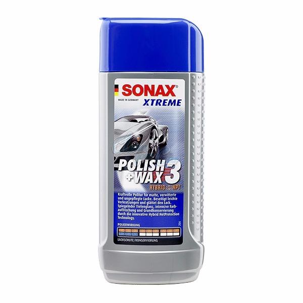 Dung dịch đánh bóng sơn xe Sonax Xtreme polish Wax 3 250ml