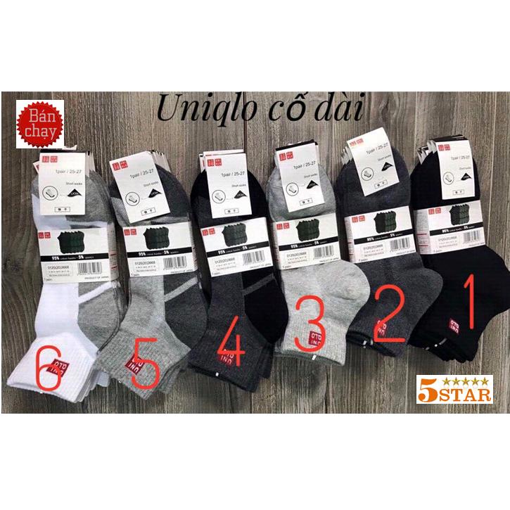 Bộ 3 đôi tất vớ nam cổ dài uni - nhật bản