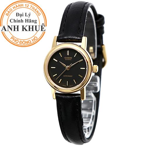 Đồng hồ nữ dây da casio anh khuê ltp-1095q-1a