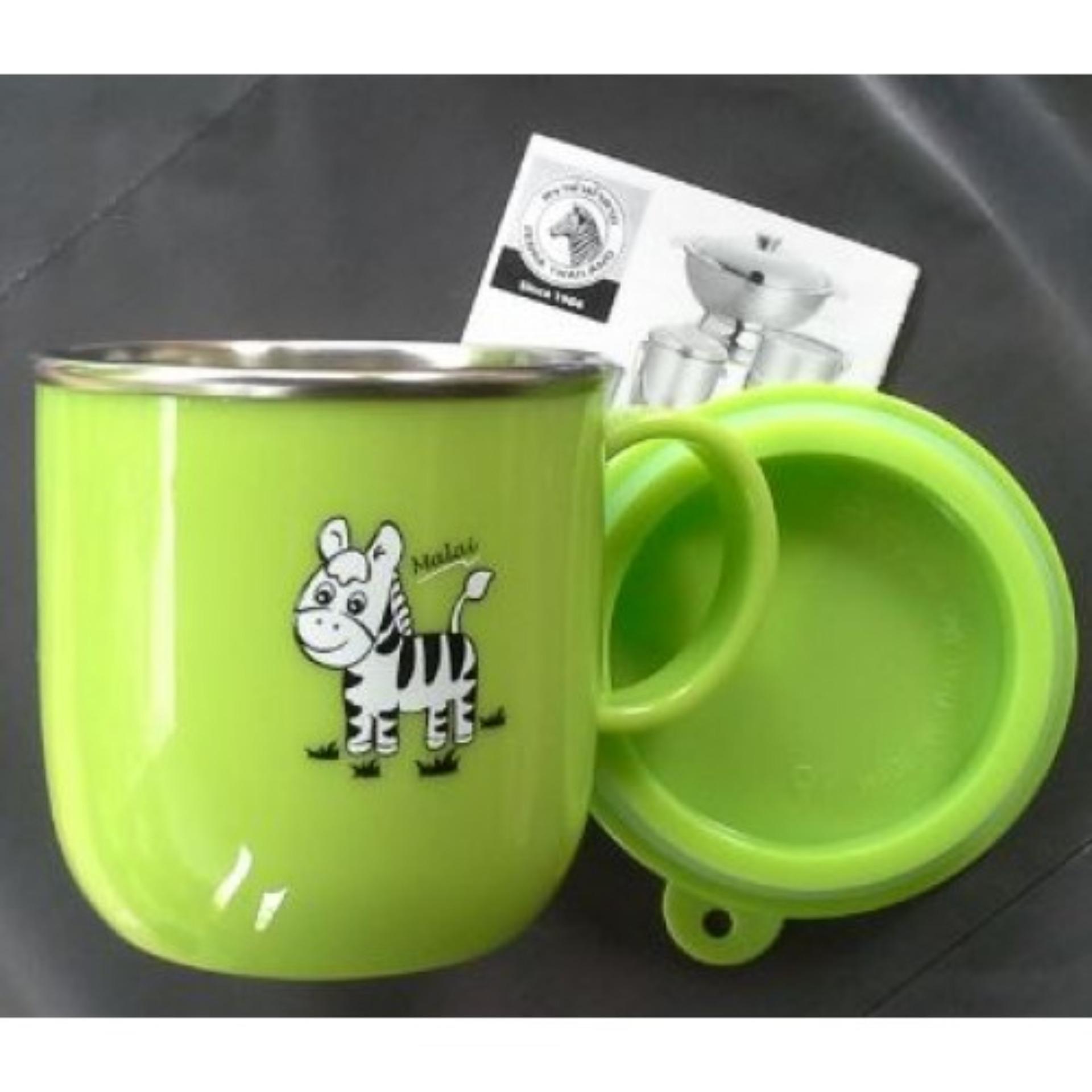 Ca nước cách nhiệt zebra thái lan, 2 lớp, nắp chặt, 250ml-112540. nhập khẩu thái lan, inox 304 cao cấp siêu bền, tuyệt đối an toàn cho sức khỏe