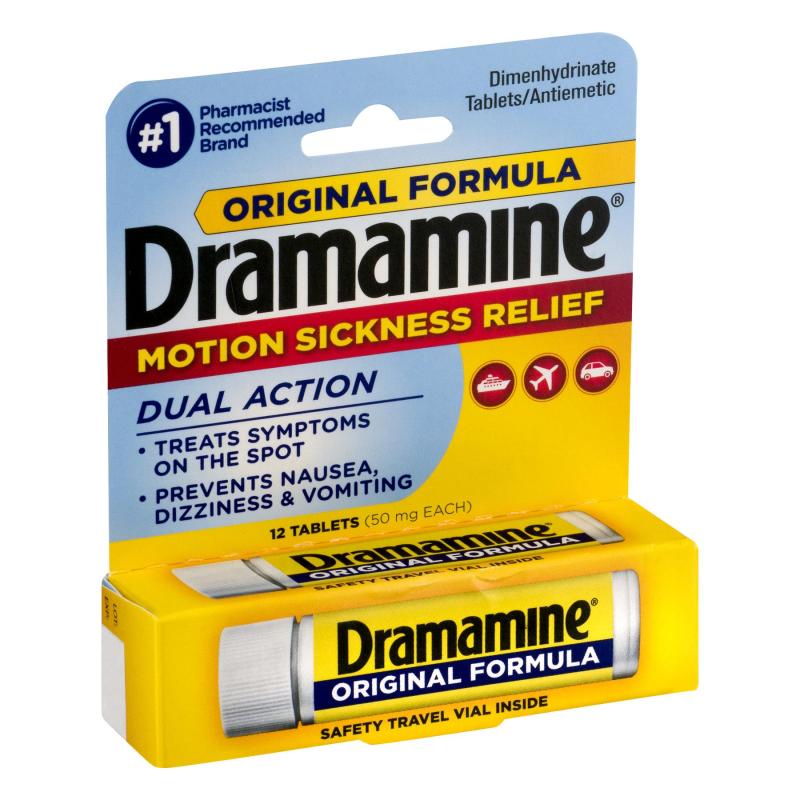 Thuốc chống say tàu xe Dramamine của Mỹ nhập khẩu