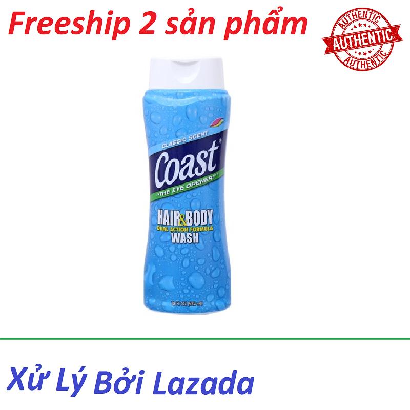 Sữa tắm gội Coast dành cho nam 532ml cao cấp