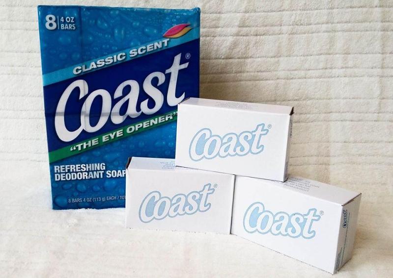 Lốc 8 bánh xà bông Coast 113g (Made in USA) nhập khẩu