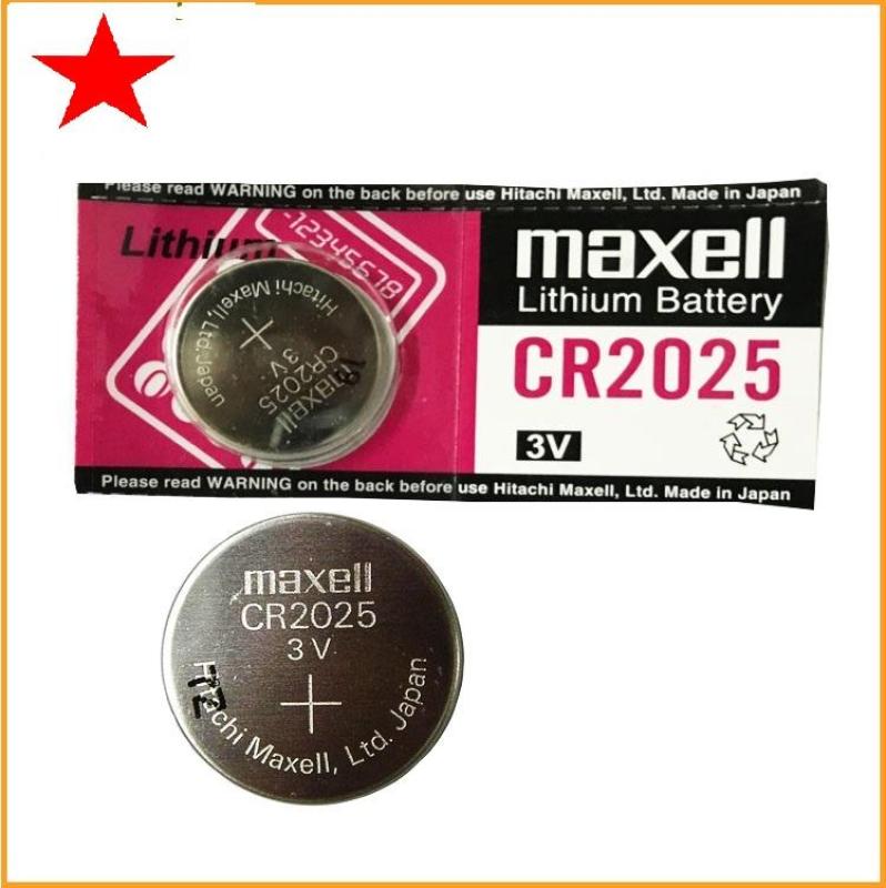 1 viên pin Cr2025, pin Cmos Maxell lithium 3V