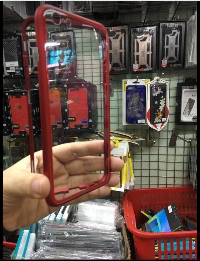 Ốp lưng hít nam châm hiệu Shengo cho iPhone 6 Plus Tặng kính cường lực