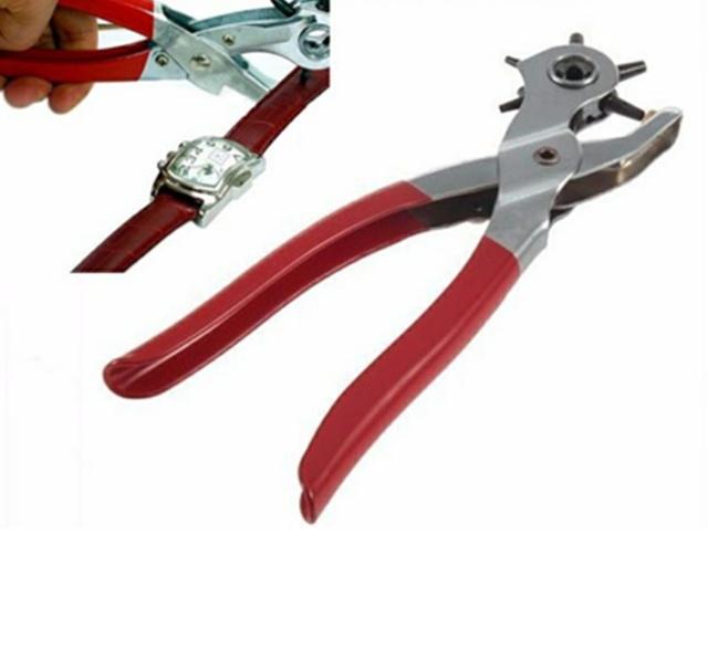 Kìm bấm lỗ dây da,dây đồng hồ,giày dép.Kìm bấm lỗ 6 size 6 lỗ tiện dụng #K02