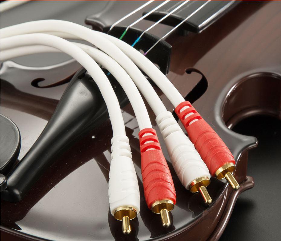 Cáp loa 4 đầu hoa sen rca dài 10m cao cấp jsj