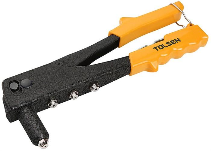 Kềm bấm rive nhôm tolsen 43001, size 10 - xuất khẩu thị trường châu âu