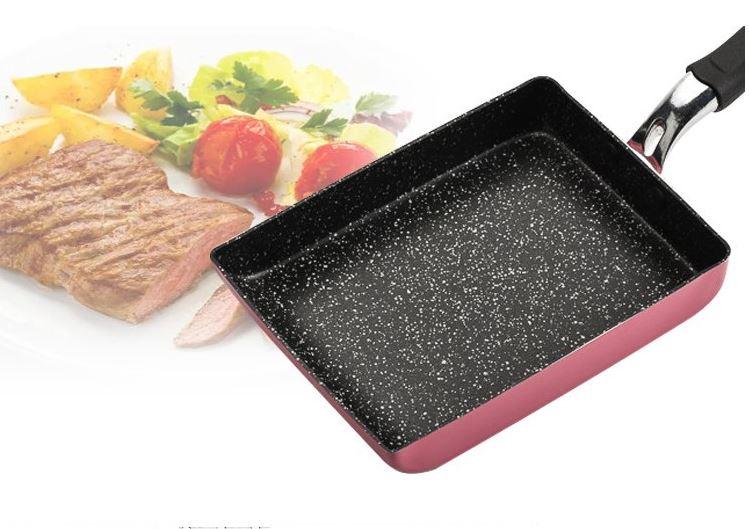 Chảo rán trứng chống dính hình chữ nhật chuyên dụng