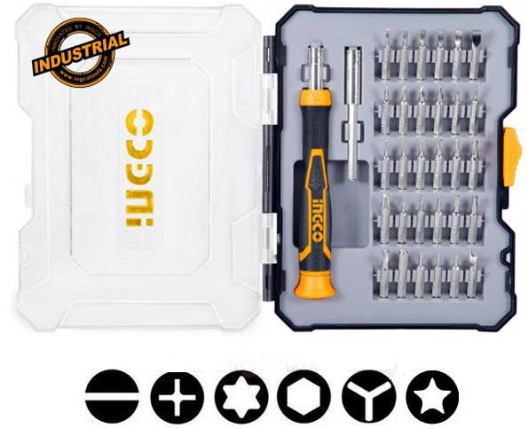 Bộ tuốc nơ vít chuẩn 32 chi tiết ingco hksdb0348