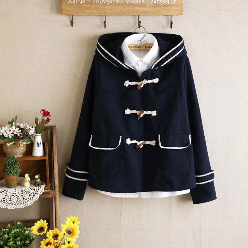 ÁO KHOÁC NỮ DẠ THUỶ THỦ  - Thời trang phong cách Nhật Akira Store