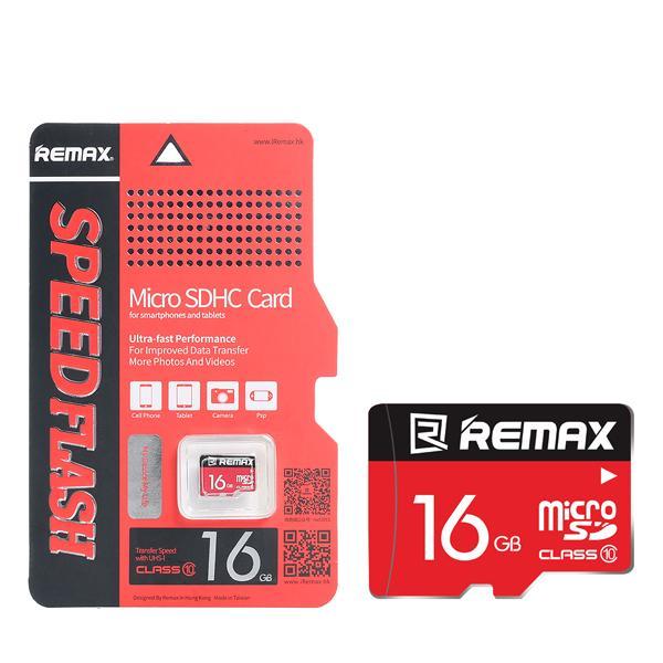 THẺ NHỚ Micro SD 16G  Remax  - CLASS 10 - bảo hành 5 năm
