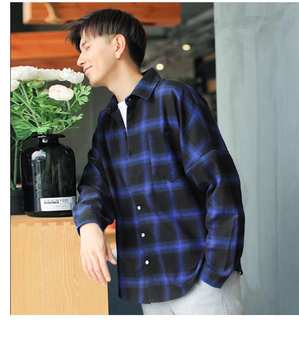 Sơ mi caro đang năng làm áo khoác nam nữ SƠMI 0102