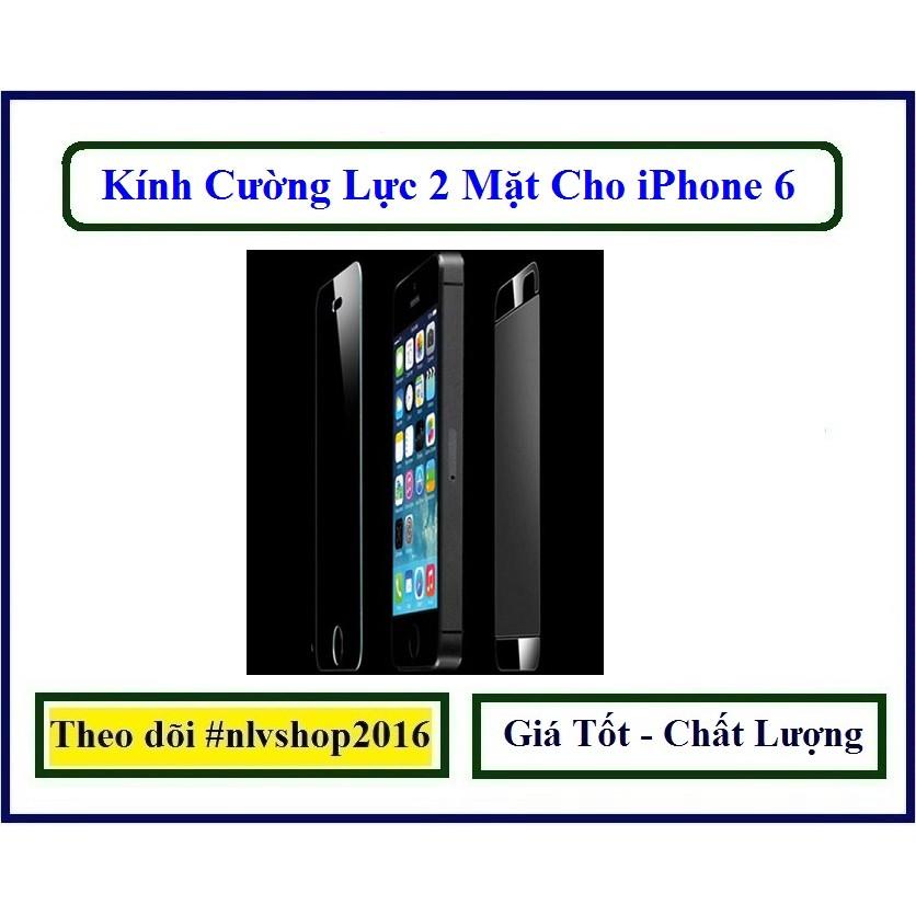 Kính cường lực 2 mặt cho iphone 6
