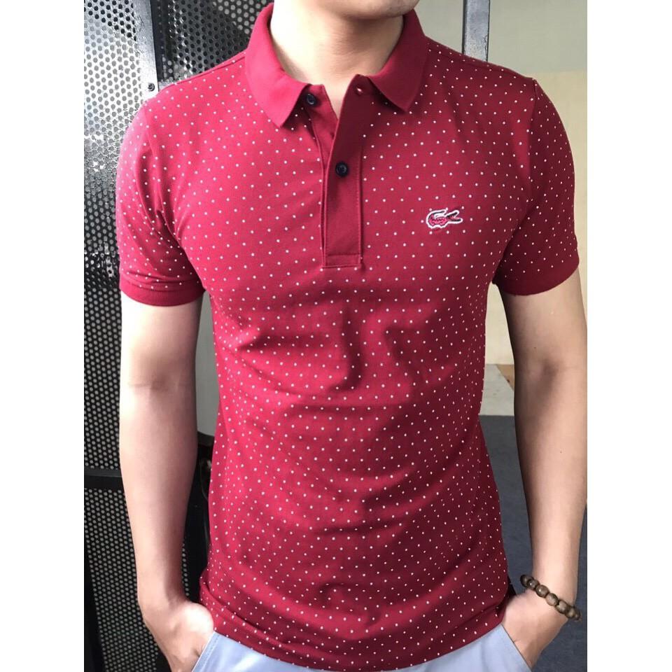 Áo Thun Nam có cổ hiệu Cá Sấu Áo phông nam cổ bẻ chất liệu cotton thun form đẹp