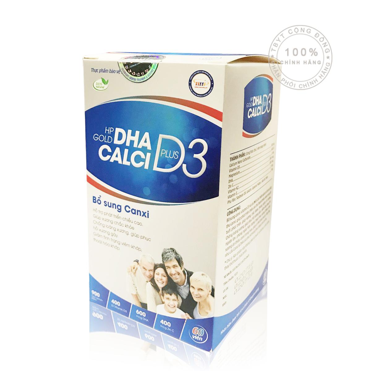 Viên uống bổ sung Calcium D3 – DHA ( 60 viên )(OEM)