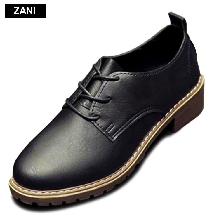 Giày boot nữ cổ thấp zani zn7118