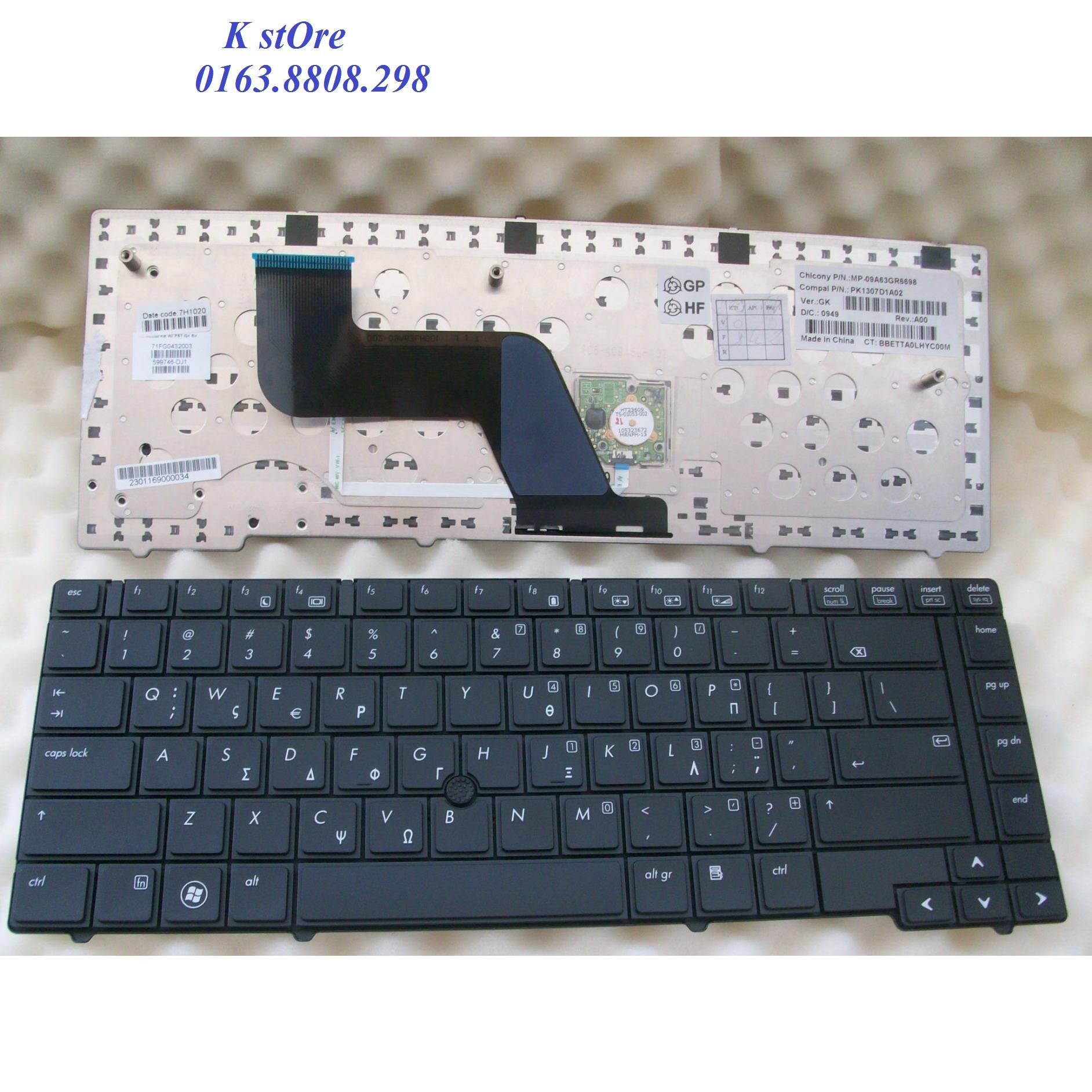 Bàn phím HP Elitebook 8440P 8440W (Màu Đen)