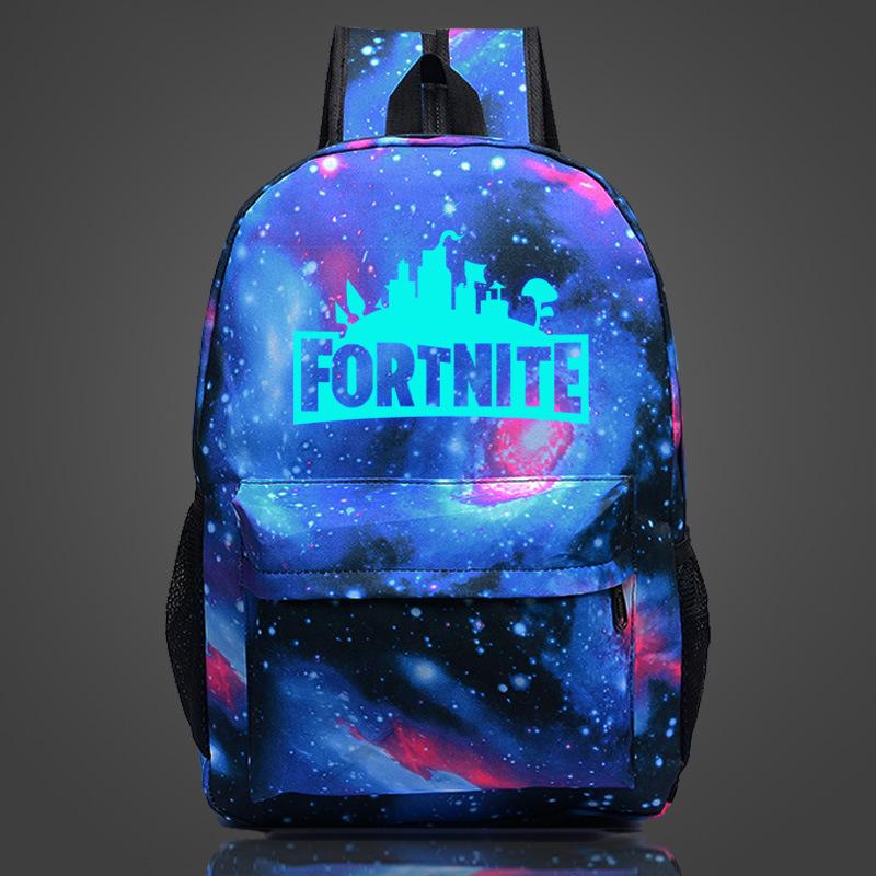Balo đi học dạ quang hot trend Fortnite - Họa tiết độc đáo