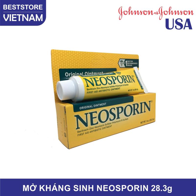 Mỡ Kháng Sinh NeoSporin - Original Ointment 28.3g, sản phẩm của Johnson & Johnson USA, giúp kháng viêm, hạn chế thẹo, giảm đau, giảm mẩn ngứa do côn trùng cắn hiệu quả, dùng được cho cả thú cưng tốt nhất