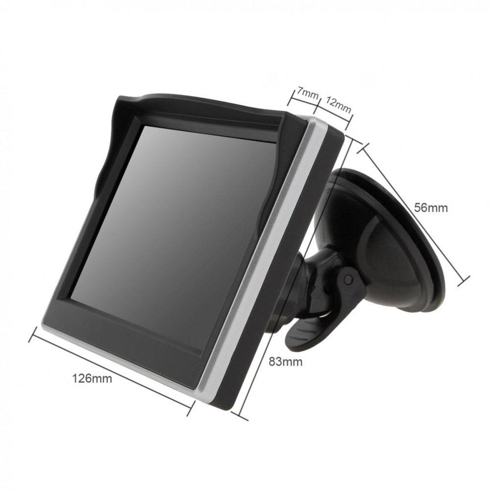 MÀN HÌNH LCD 5 INCH TFT ĐẶT TRONG Ô TÔ_5 Inch TFT LCD Display Monitor Car