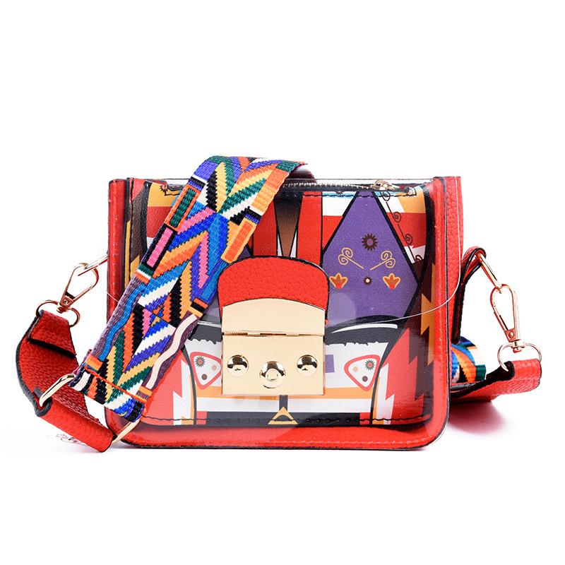 Túi xách trong suốt thổ cẩm