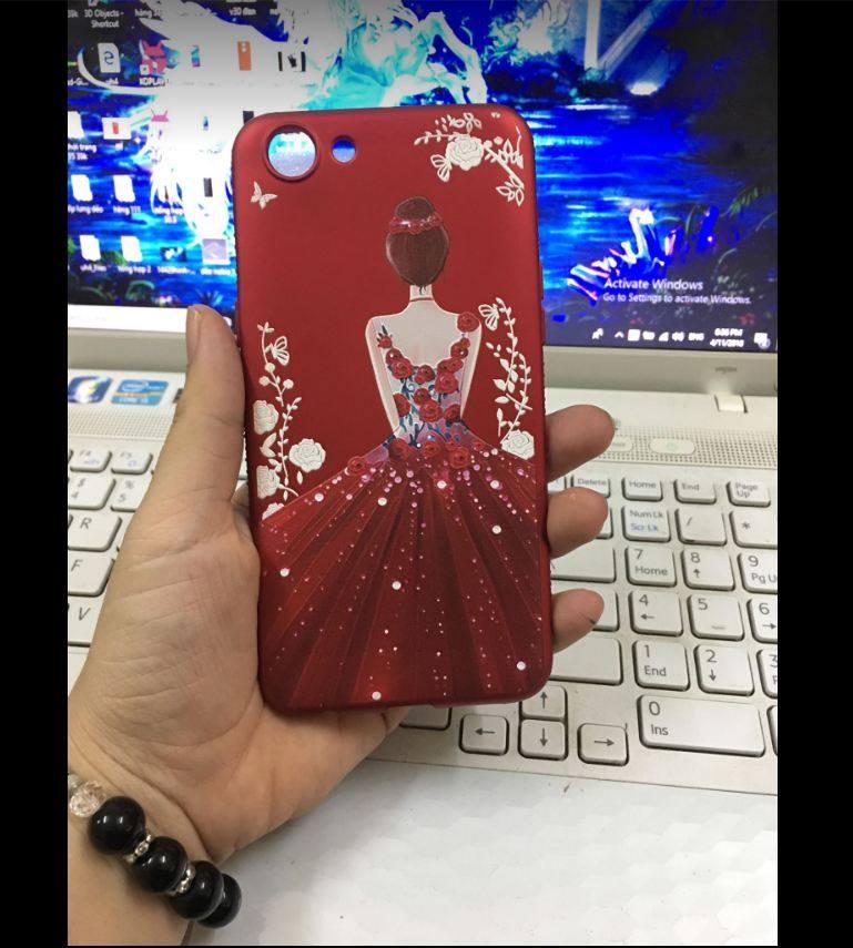 Ốp lưng thời trang viền đính đá cho Oppo A83