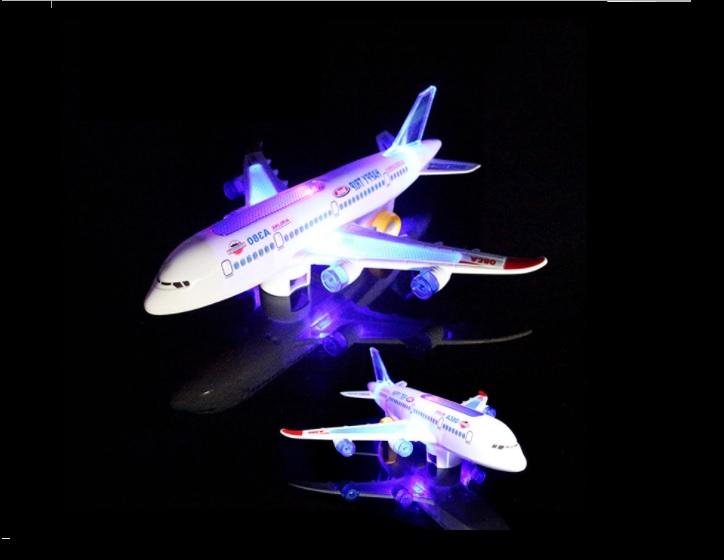 Mô hình máy bay phát sáng , phát nhạc a380